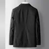 Traje Casual para Hombre Otoño e Invierno 2024 Chaqueta de Traje de Plumas de Pato Blanco 90 Chaqueta de Plumas de Negocios para Jóvenes y Personas de Mediana Edad A prueba de Viento y Cálida