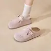Zapatos slip-on con suela gruesa y tacón oculto Birkenstock nuevas sandalias de verano para mujer de exterior de punta cerrada medios zuecos