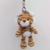 Lindo Animal del Bosque Tigre León Colgante Peluche Muñeco Leopardo Jirafa Encanto para Bolso Llavero