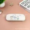 Estuche para Gafas Personalizado Animal de Dibujos Animados Lindo Simple Pequeño Fresco Estudiante Caja para Ojos Almacenamiento Miopía Caja de Hierro
