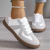 Tenis Blancos para Mujer para Comercio Exterior, Novedad Otoño 2026 Zapatos de Entrenamiento Alemanes de Caña Baja, Zapatos Deportivos Casuales de Talla Grande, Tenis Planos Ligeros