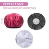 Gorro de ducha impermeable para mujer, elegante y atractivo, adecuado para usar en la ducha y la cocina, a prueba de aceite, de doble capa, engrosado, para uso doméstico