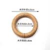 Anillo de Barra Romana Cortinero Grueso Anillo de Madera Anillo de Elevación Sala de Estar Gancho Romano Accesorios Material de Madera