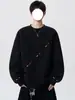 Sudadera con Bordado Pesado Tie-dye para Hombre Diseño Americano Nuevo Estilo Top Manga Larga Cuello Redondo Juventud Casual Holgada Chaqueta