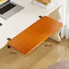 Tablero de extensión para escritorio, escritorio de oficina sin taladrar, organizador de escritorio expandible, plegable, ampliado y alargado, tablero de extensión con reposabrazos
