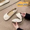Mocasines de suela blanda para mujer, zapatos planos sin cordones poco profundos, 06 nuevos zapatos de otoño para mujer, zapatos planos sin cordones para mujeres embarazadas
