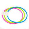Coleira Luminosa para Pet Coleira de Cachorro Corrida Água Tenda Coleira de Silicone Carregamento USB Colorida LED Coleira Luminosa