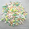 Contas de Borboleta Acrílicas de Cor Sólida 8/10mm DIY Perfuradas Coloridas Feitas à Mão Acessórios para Pingente de Corrente de Celular