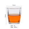 Caneca de cerveja whisky fábrica direta vidro temperado octogonal caneca de cerveja grande capacidade vidro temperado octogonal caneca