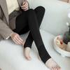 Leggings de invierno S422 con relleno de terciopelo y nailon ligeros, ajustados, cálidos, 500 g