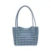 Bolso Canasta Nuevo de Viaje y Vacaciones Verano 2026, Bolso de Hombro y Axila Hueco Estilo Coreano, Bolso de Mano de Moda para el Trabajo