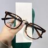 Montura de gafas nueva que combina con todo estilo coreano sencilla gafas anti luz azul montura de gafas retro marrón para hombre gafas de miopía de celebridad de internet