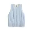 Exportación Transfronteriza de Aliexpress Ropa para Mujer Otoño 2025 Estilo Europeo y Americano Cuello Redondo Sin Mangas Chaleco Corto Decorado con Borlas