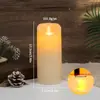 Venta Caliente Transfronteriza Vela de Lágrima Luz KTV Control Remoto Cumpleaños LED Digital Vela Oscilante Boda Vela sin Humo Fragancia