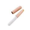 Nuevo Mini Pincel de Labios con Tapa Pincel para Labial Cabeza Redonda Mango Corto Pincel para Tinte de Labios Pincel Cosmético Portátil Pelo Suave con Corrector