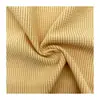 En stock seda 11 pana tejido de punto de urdimbre poliéster no elástico grano de maíz gofrado pantalones abrigo tela para cojín
