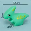 Juguete de Playa para Niños con Spray de Agua Esmaltado Goma Suave Animal Pequeño Dinosaurio Jurásico Juguete para Bebé