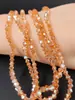 Miçangas de Cristal Pontiagudas de 4mm Acessórios para Roupas Miçangas Soltas com Ponta Dupla Miçangas de Vidro Romboide DIY Miçangas em Forma de Diamante