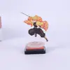 Carimbo Acrílico Demon Slayer Desenho Animado Personalizado Mercadoria de Anime Display DIY Gravação Carimbo de Desenho Animado para Diário Ornamento