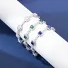 Fabricante de Joyería de Moda al por Mayor Pulsera de Nueva Moda con Chapado en Oro de 18K y Diamante Microincrustado de Color Azucarero
