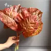 Flores Artificiales de Gran Venta Transfronteriza: Semillas de Hojas de Caladio de Colores de 7 Ramas, Caladio de Hoja Grande, Semillas de Caladio Bicolor, Flores de Maceta de Cuatro Estaciones, Flores Artificiales