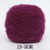 0.15kg Hilo de Terciopelo de Ardilla de Grosor Medio para Tejer Sombrero Hilo para Ramo de Flores Manta Rosa Hilo Worsted para Tejer a Mano