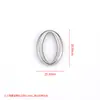 Acero Inoxidable Oval Labio Colgante Concha Colgante DIY Pulsera Collar Conector Acero de Titanio Joyería Accesorios Colgante