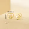 Aretes de Lujo Ligero, Accesorios de Joyería Semiterminados, Aretes Geométricos de Cobre con Incrustaciones de Zirconia, Aretes Nicho Personalizados de Alta Gama para Mujer