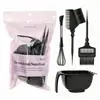 Set de Pinceles para Teñir el Cabello Estilo Chino con Recipiente Grande de Aceite Engrosado, Pincel, Peine, Dispensador Multifuncional de Crema, Mezclador de Tintura de Cabello, Pincel para Teñir