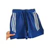 Pantalones deportivos de verano transpirables y frescos con rayas de escamas de dragón estilo americano para comercio exterior, shorts casuales para correr al aire libre para hombres