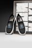 2026 Harley-Sas Novo Modelo 7811 Estilo Britânico Respirável Slip-On Cano Baixo Tênis Casuais de Lona Masculino