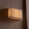 Lámpara de pared estilo wabi-sabi, iluminación de diseño retro japonés para hoteles, casas de huéspedes, salas de estar, pasillos, recibidores y iluminación de pared ambiental para mesitas de noche de dormitorios