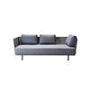 Sofá de Ratán para Ocio al Aire Libre Estilo Nórdico Muebles Villa Exterior Moderno Simple Patio Balcón Silla de Ratán Combinación Mesa de Centro
