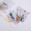 Llavero Creativo de Langosta con Cuentas DIY, Colgante de Bolso de Moda, Decoración de Mosquetón Multicolor, Al Por Mayor en Stock