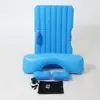 Coche inflable de cama en stock de fábrica, colchón inflable para coche de PVC flocado, alfombrilla inflable para dormir en la parte trasera del coche, cama inflable para coche