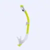 Tubo de Respiración Suave de Silicona para Natación y Snorkel Transfronterizo Equipo de Snorkel Gratuito para Adultos y Hombres, Tubo de Respiración de Buceo Totalmente Seco