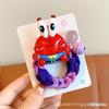 Nueva Cuerda para el Cabello de Niña Linda Dibujos Animados Bob Esponja Cuerda Gruesa para el Cabello Infantil Anillo para el Cabello de Goma para Cola de Caballo