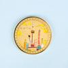 Moedas Comemorativas de Atrações Turísticas da Cidade Fabricação de Medalhão Comemorativo Metálico da Cidade do Campus como lembrança de Artesanato Criativo Cultural e Paisagístico Presentes
