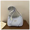 Estilo Coreano Sencillo Moderno Personalidad Versátil Bolso para Mujer 2026 Verano Nuevo Pana Color Sólido Bolso Cruzado para Hombro
