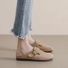 Nuevas Zapatillas de Media Caña Suave de Suela Blanda Estilo Otoño 2023 para Usar Afuera Zapatos Slip-on Birkenstock Zapatos Mula para Mujer