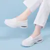 Zapatos de verano para enfermeras de hospital para mujer en stock, transpirables, resistentes a los olores, antideslizantes, de suela blanda, zapatos de trabajo negros, disponibles para dropshipping