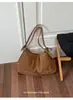 Bolsa Tote de Design Vintage para Mulheres, Nova Bolsa de Ombro Grande Capacidade para o Dia a Dia, Bolsa de Braço Casual na Moda, Tendência