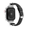 Novo Modelo Adequado para Pulseira Apple Watch Abelhinha Metal Couro iWatch Applewatch Smart Watch Fecho Borboleta