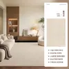 Nueva alfombra gruesa para sala de estar, lavable y limpiable con trapo, alfombra de felpa estilo crema para mesita de noche de dormitorio, tapete simple para suelo de sofá