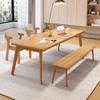 Escritorio Minimalista de Madera Maciza con Patas para Uso en Casa en Dormitorio o Estudio, Escritorio Simple para Estudiantes para Estudiar y Escribir, Set Fácil de Escritorio y Silla