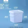 Caixa de Almoço Descartável Aquecível, Selada, de Grau Alimentício, com Tampa, Recipiente Quadrado de Plástico, Recipiente para Armazenamento de Água de Pesca, Recipiente para Levar Sopa Picante