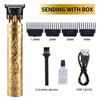 Salón de Peluquería Afeitado Casero Salón de Peluquería Cuchilla de afeitar Recargable Tijeras de Barbero Venta Caliente Transfronteriza Aleación de Titanio Cortapelos Eléctrico