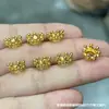 Cuentas de barril finamente elaboradas en cobre puro con incrustaciones, cuentas espaciadoras, motivos de león y danza del león, pulseras, collares y colgantes hechos a mano para DIY