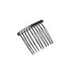 Peine para Flequillo Roto de Fabricante Peine para el Cabello de Mujer Pinza para el Cabello Negra Invisible con Dientes de Hierro Peine Invertido Accesorios para el Cabello Prensados