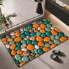 Alfombrilla de Suelo de Barro Diatomeas 3D Piedra Entrada Alfombrilla Baño Puerta Antideslizante Alfombrilla Absorbente de Suelo para Baño
